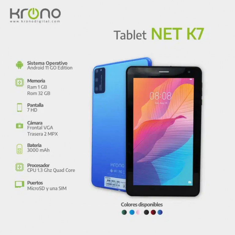 Tablet Krono K7 Net Ingelectronix M.A.